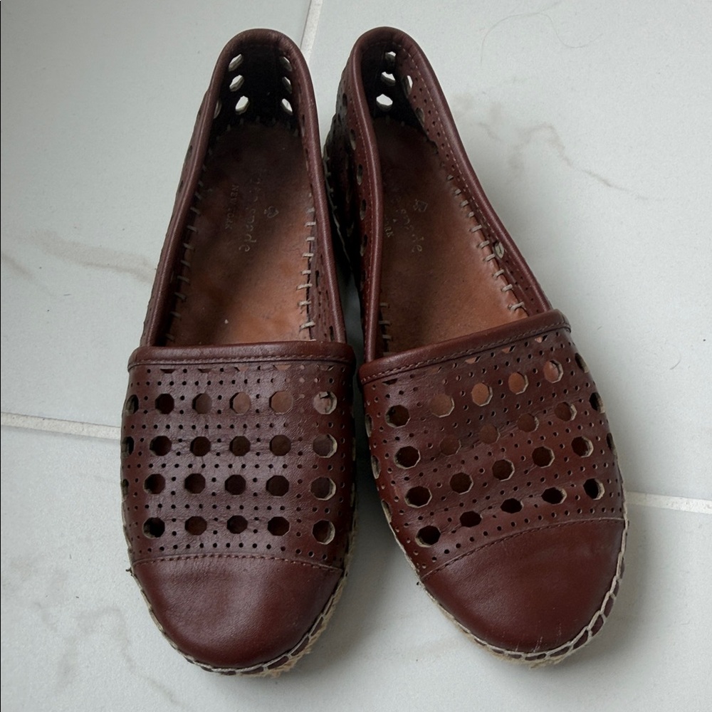 Kate Spade Brown Leather Women's Loafers